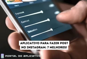 Aplicativo para fazer post no Instagram