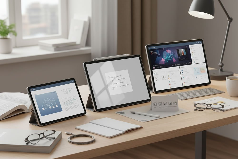 modelos de tablet Samsung para estudo